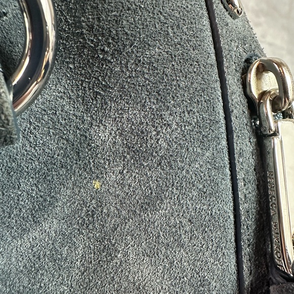 Rebecca Minkoff MAB Suede Hobo Shoulder Steep Gray  Bag - Picture 6 of 16